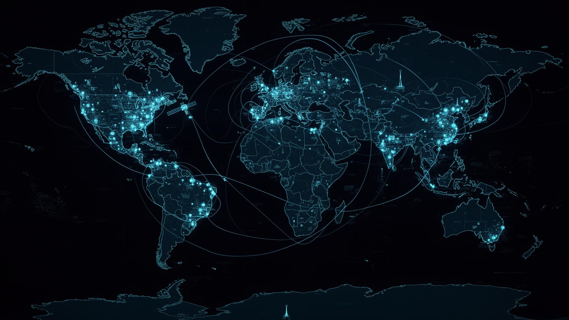 Global distributed edge infrastructure network with satellite overlays